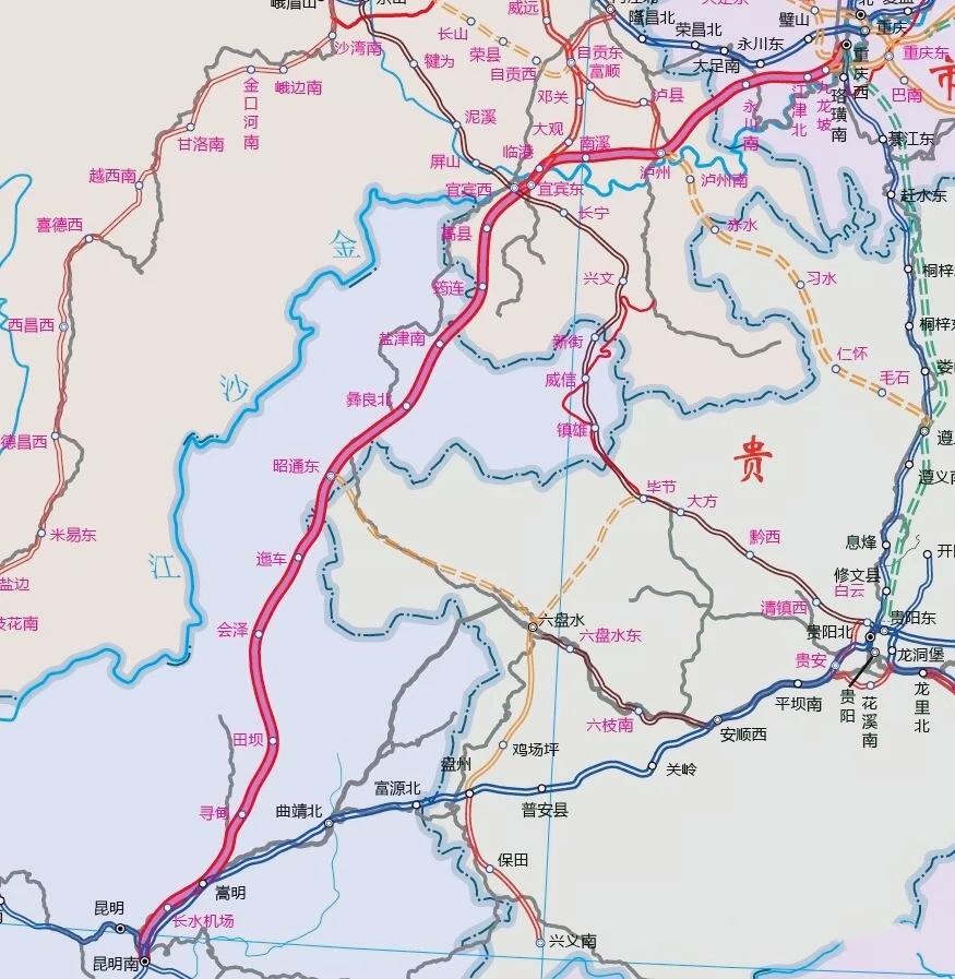 渝昆高铁最新线路图及步骤指南