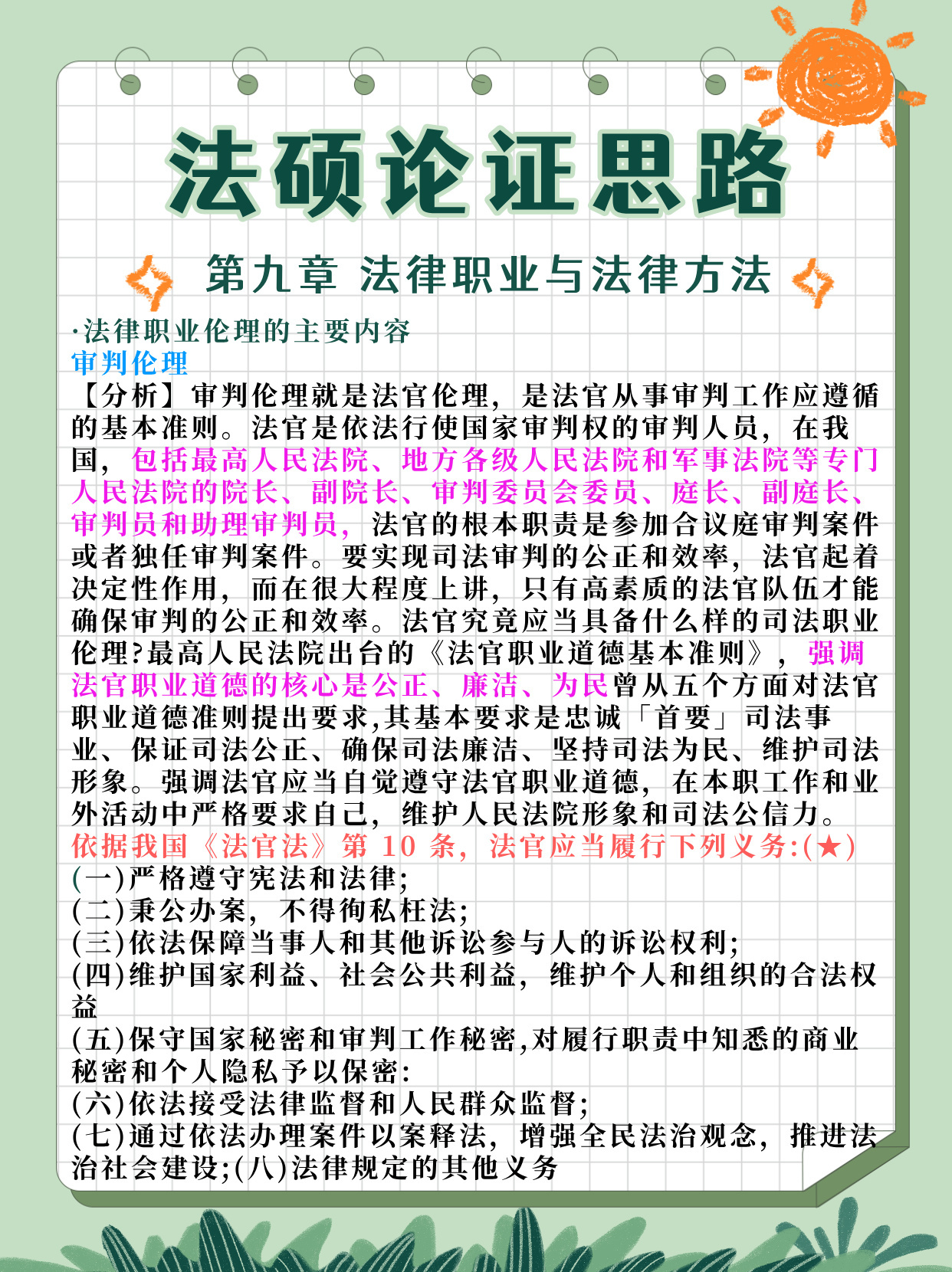 法硕最新发展概览与观点论述