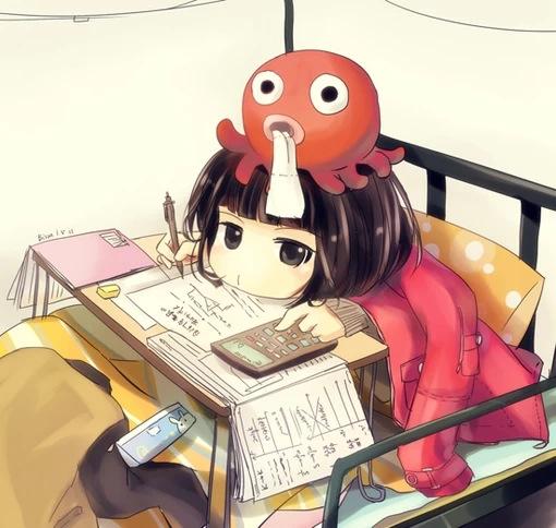 写作业动漫图片,写作业动漫图片📚，唤醒你的学习之魂！🌟